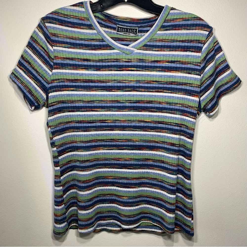 Road Rags Vintage Ribbed Multicolor Tee